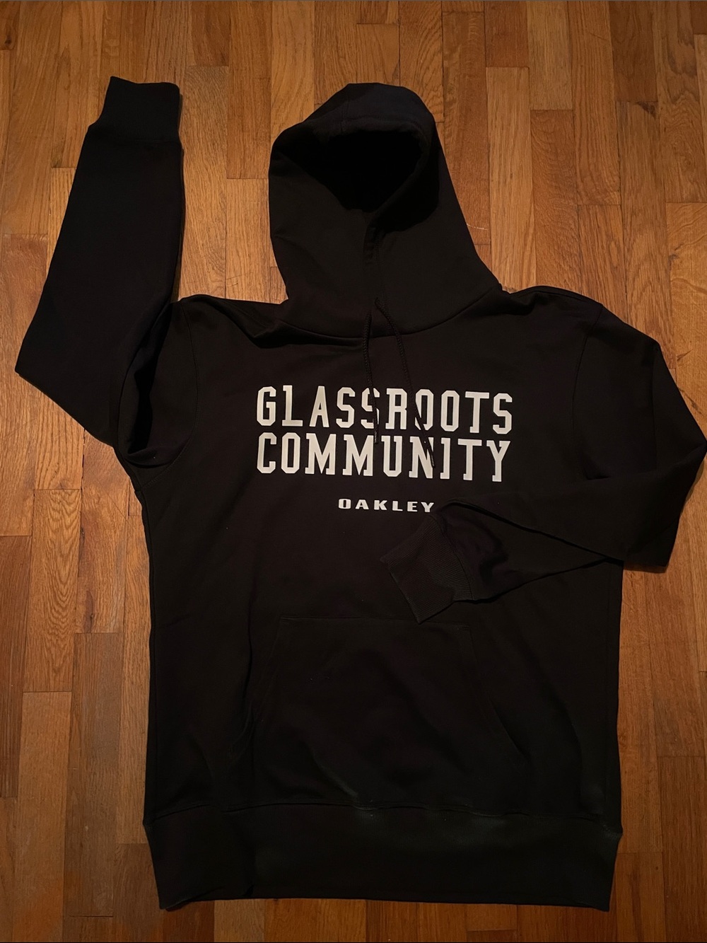 Oakley Black Glassroots Community Crewneck Hoodie